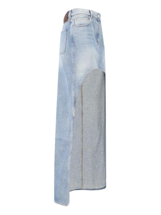 26SS 쿠레쥬 데님 스커트 126DJU346DE00587055 Blue - COURREGES