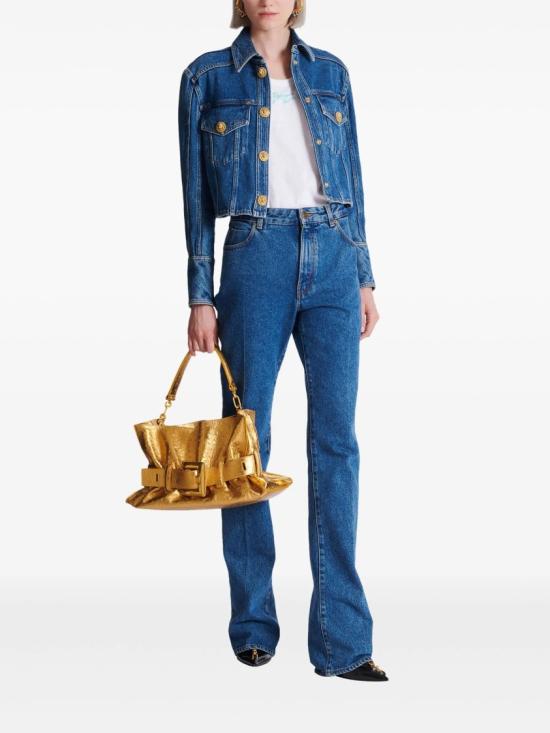  발망 데님 팬츠 GF1MI051 DG08 Blue - BALMAIN