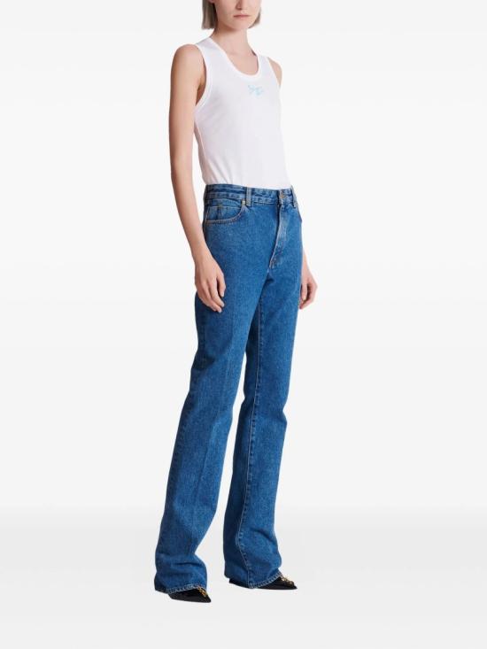  발망 데님 팬츠 GF1MI051 DG08 Blue - BALMAIN