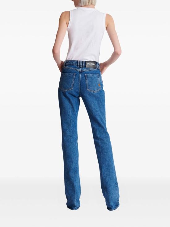  발망 데님 팬츠 GF1MI051 DG08 Blue - BALMAIN