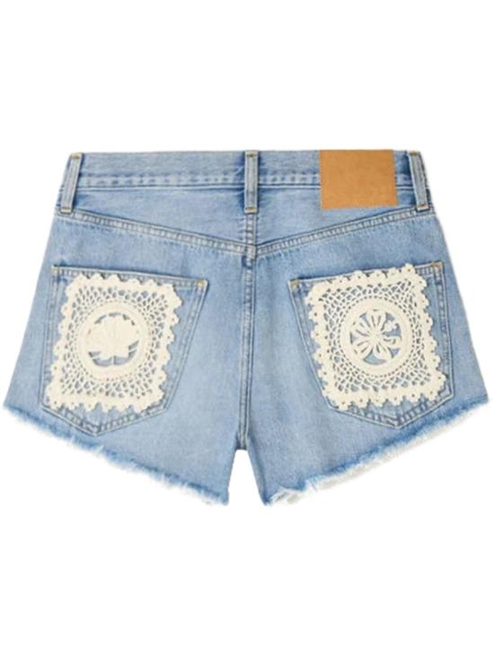 26SS 알라누이 데님 숏팬츠 LWYC009R26DEN0034404 Blue - ALANUI