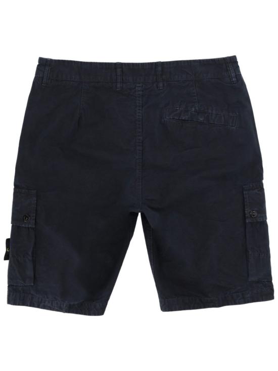  스톤 아일랜드 숏팬츠 L100019 S00WAV0120 Black - STONE ISLAND