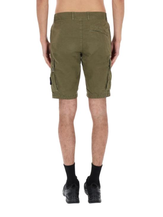  스톤 아일랜드 숏팬츠 L100019 S00WAV015G Green - STONE ISLAND