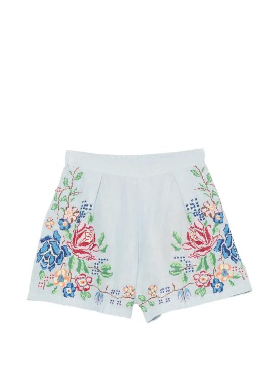 26SS ORSINA 숏팬츠 FLOWER BERMUDA PLIGHTBLUE Light Blue