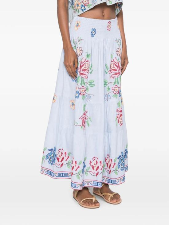 26SS ORSINA 스커트 FLOWER SKIRT PLIGHTBLUE Light Blue - OTHER BRANDS