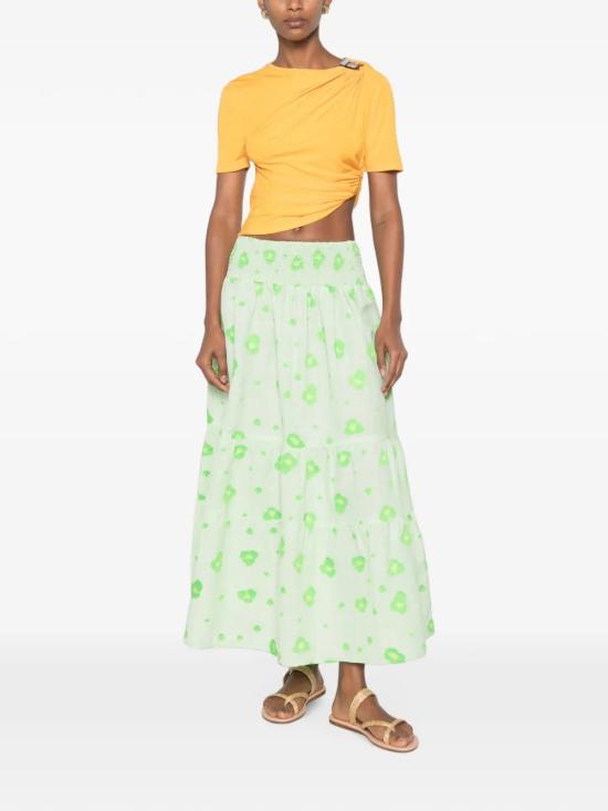26SS ORSINA 스커트 ANIMALIER SKIRT PGREEN Green - OTHER BRANDS