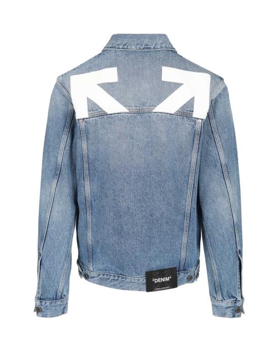 26SS 오프화이트 데님 자켓 4805268 Blue - OFF WHITE