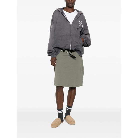 26FW 팔리 할리우드 후드 티셔츠 4U002Q1010 VIBLK GREY - PALY HOLLYWOOD
