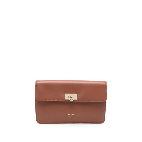 26FW 살바토레 페라가모 토트백 221165 0795688 COGNA BROWN