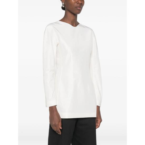 26FW 더로우 긴팔 티셔츠 11132 W4508 WHT WHITE - THE ROW