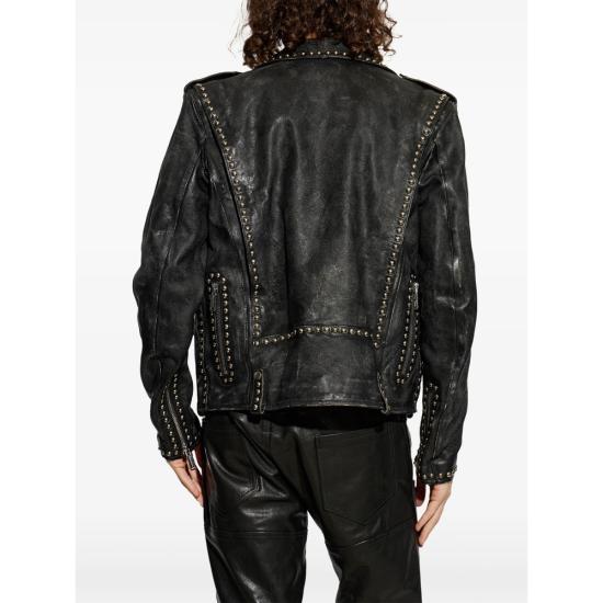 26FW 디스퀘어드2 바이커 자켓 D07056 S74AM1741 900 BLACK - DSQUARED2