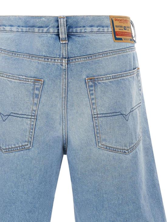26SS 디젤 데님 숏팬츠 A06430 007DM 01 Blue - DIESEL