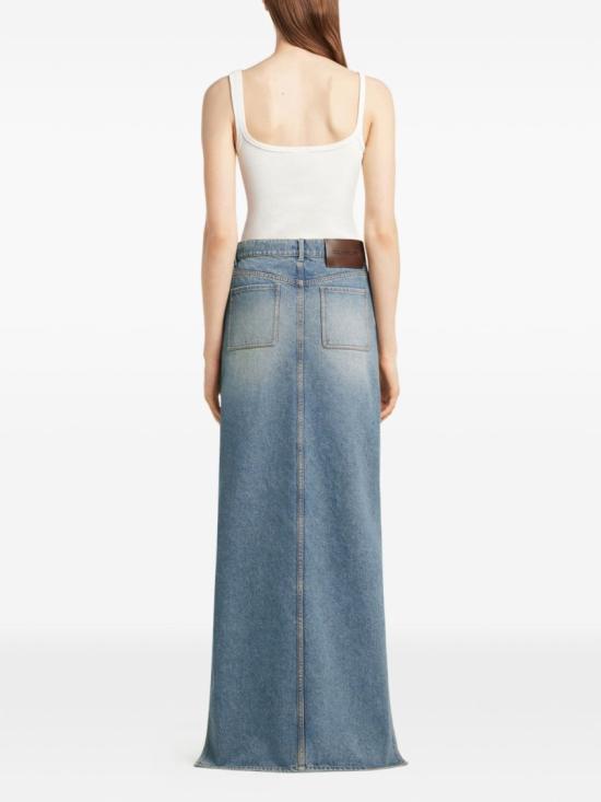 26SS 쿠레쥬 데님 스커트 126DJU346DE0058 7055 Blue - COURREGES