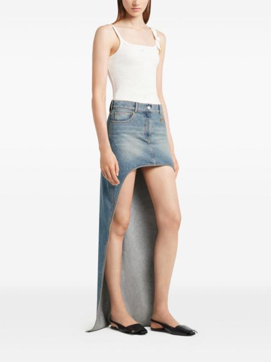 26SS 쿠레쥬 데님 스커트 126DJU346DE0058 7055 Blue - COURREGES