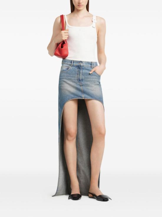 26SS 쿠레쥬 데님 스커트 126DJU346DE0058 7055 Blue - COURREGES