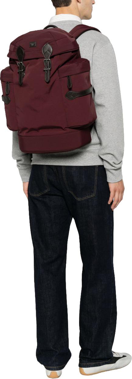 26FW 엠포리오 아르마니 백팩 EM006520AF28742UA331 MAROON - EMPORIO ARMANI