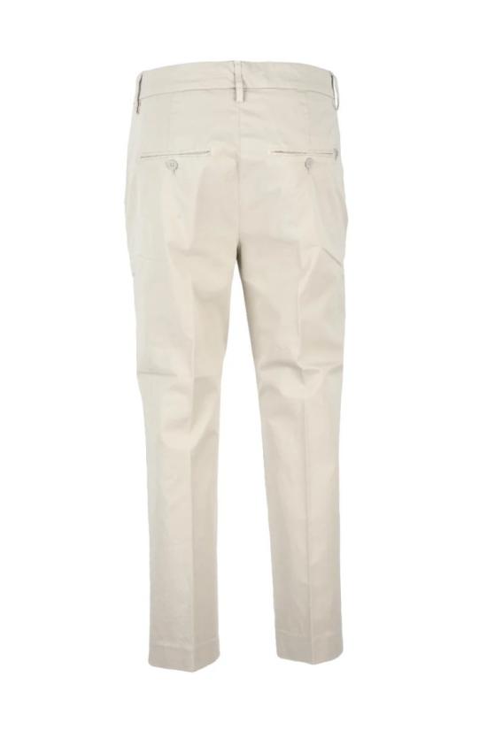 25SS 돈답 스트레이트 팬츠 면 엘라스테인 소재 바지 - 베이지색 - DONDUP