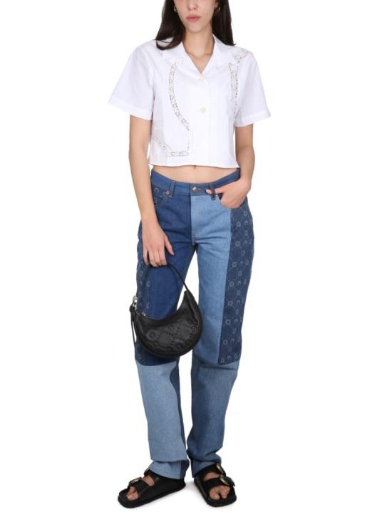  마린세르 데님 팬츠 P009SS23WU DENCO000406 Blue - MARINE SERRE