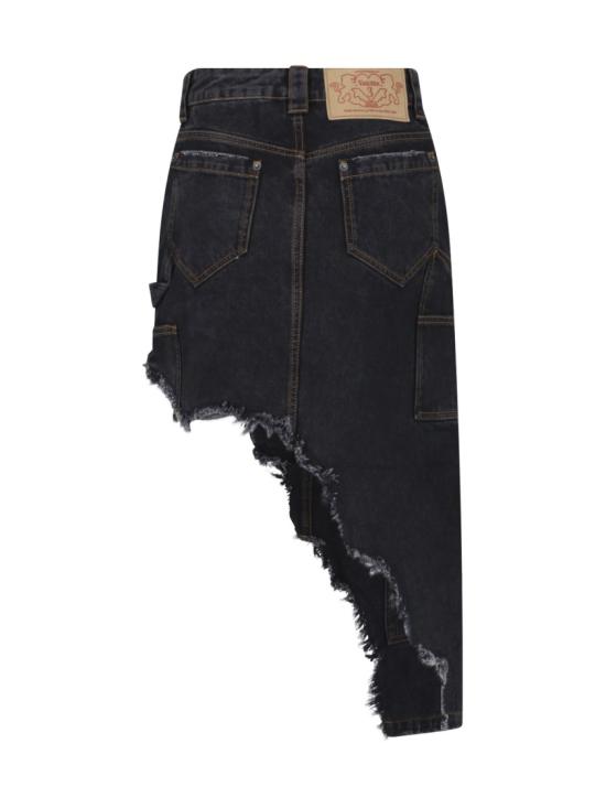 25FW 바퀘라 데님 스커트 VAQ10S0021 Black - VAQUERA