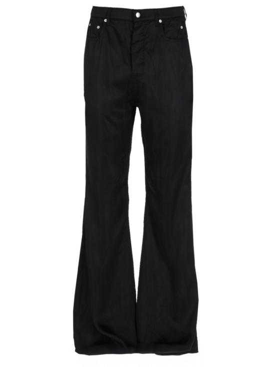 26SS 릭 오웬스 스트레이트 팬츠 RU01F2335 N09 Black