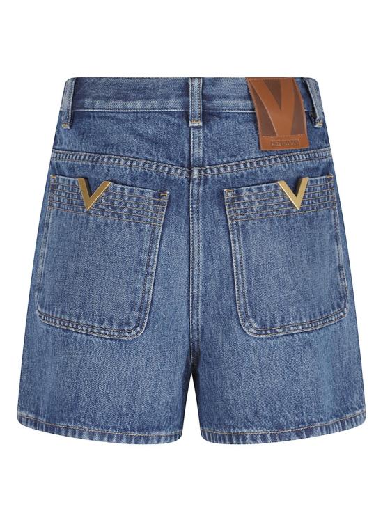 26SS 발렌티노 가라바니 데님 숏팬츠 8B3DD28S9Y8 558 Blue - VALENTINO GARAVANI