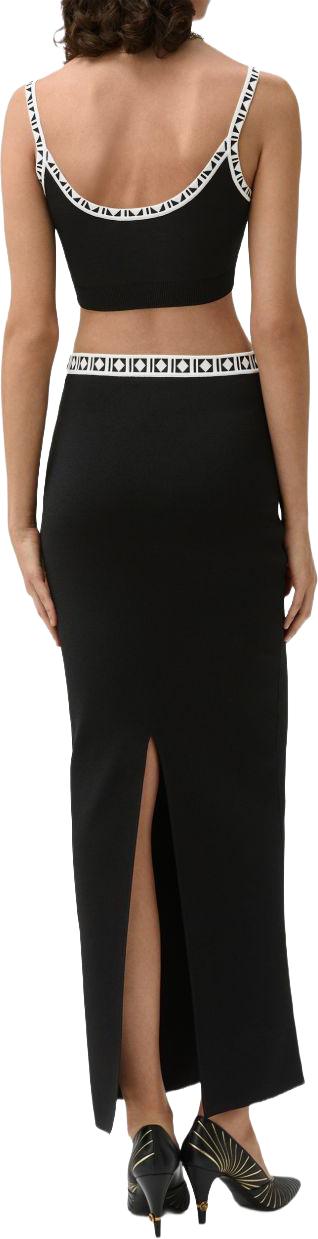 26FW 베르사체 롱 스커트 10253551A183571B000 BLACK - VERSACE