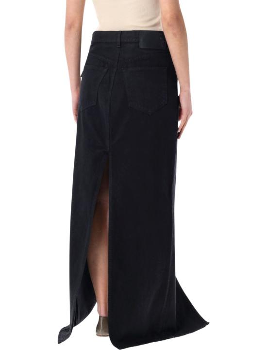 26SS 하이쿠레 데님 스커트 HEW08111GF183PXT0491 Black - HAIKURE
