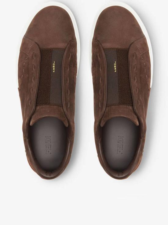 26FW 펜디 스니커즈 7E1937 AY1X Brown - FENDI