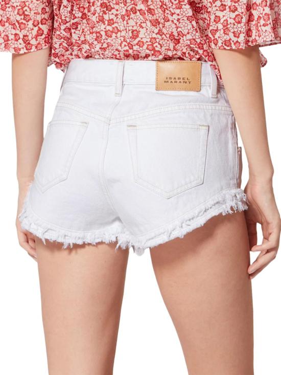 26SS 이자벨마랑에뚜왈 데님 숏팬츠 26PSH0283FA D1H02I20WH White - ISABEL MARANT ETOILE
