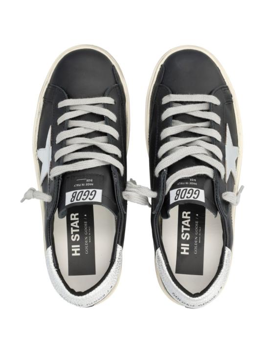 26FW 골든구스 하이스타 스니커즈 GWF00118F00032890179 Black - GOLDEN GOOSE