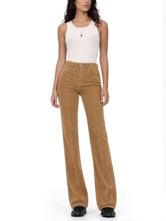  생로랑 코듀로이 클라이드 팬츠 705103 Y29IA2423 Brown - SAINT LAURENT