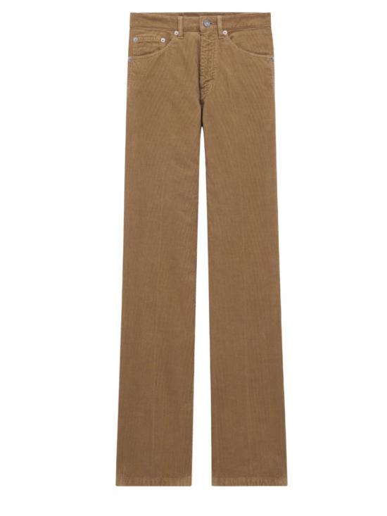  생로랑 코듀로이 클라이드 팬츠 705103 Y29IA2423 Brown