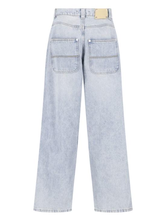 26SS 기마구아스 데님 팬츠 BAGGY TROUSERSWASHED BLUE Blue - GIMAGUAS