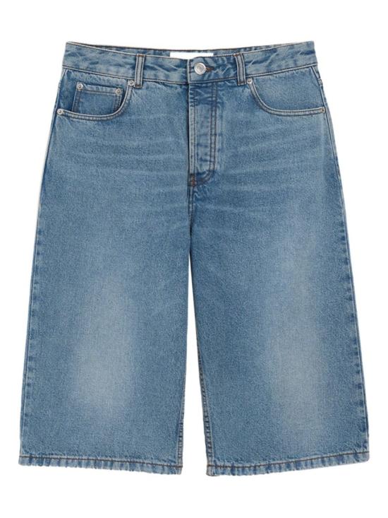 26SS 아미 코튼 라지 핏 버뮤다 쇼츠 HSO838 DE0046 480 Blue