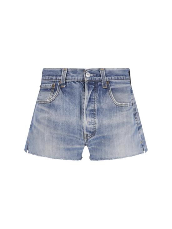 26SS 리던 데님 숏팬츠 1006TSINDIGO3 Blue
