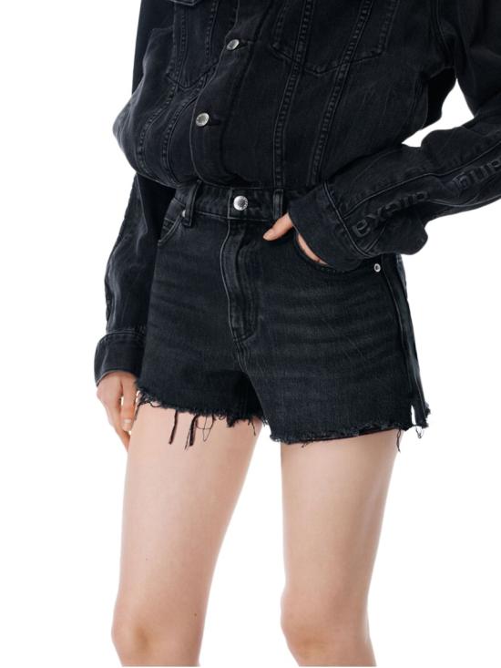 26SS 알렉산더 왕 데님 숏팬츠 4DC2244301031 Black - ALEXANDER WANG