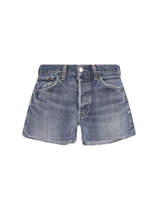 26SS 리던 데님 숏팬츠 1006TSINDIGO2 Blue