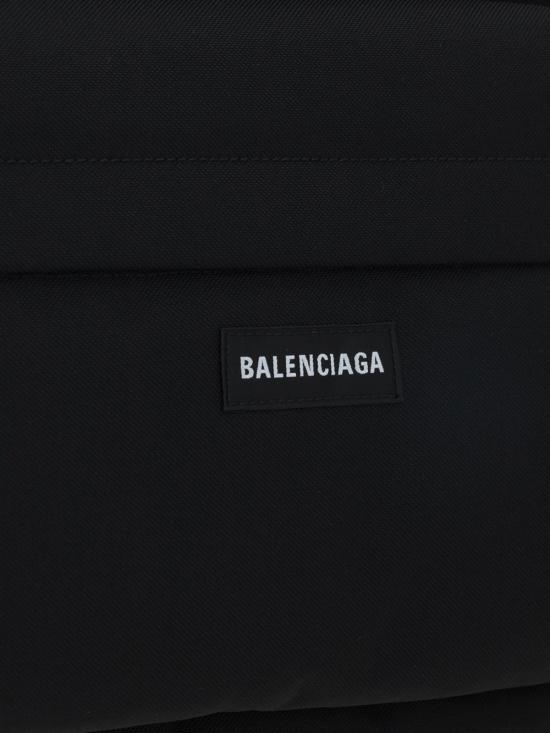 26FW 발렌시아가 로고 패치 익스플로러 백팩 503221 2VZ371000 Black - BALENCIAGA