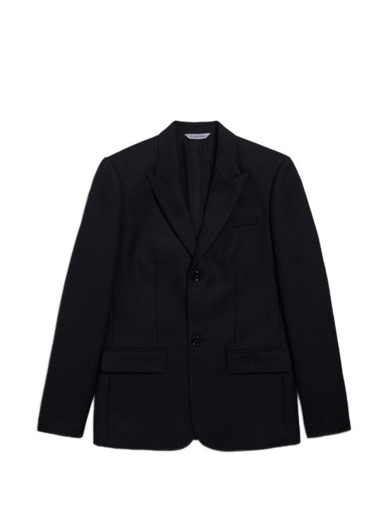 26FW 발렌시아가 싱글 브레스티드 슬림핏 자켓 A001XY TKT291000 Black