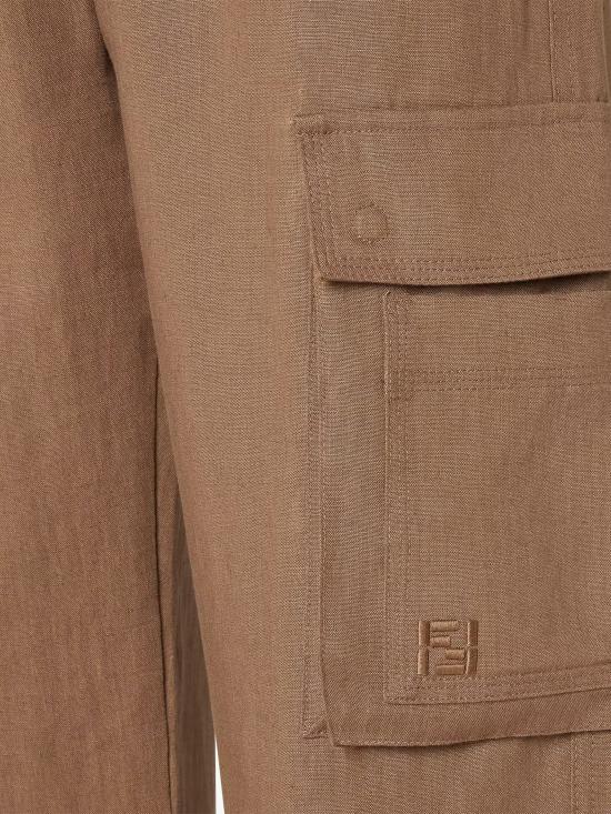 26FW 펜디 스트레이트 팬츠 FB1135AVSG F19FJ Marrone - FENDI