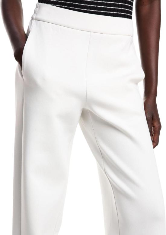 25FW 엠포리오 아르마니 스트레이트 팬츠 EW002797AF10002U1144 WHITE - EMPORIO ARMANI