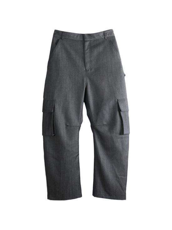 26FW 발렌시아가 유틸리티 울 카고 팬츠 A002AD TUT444100 Dark navy