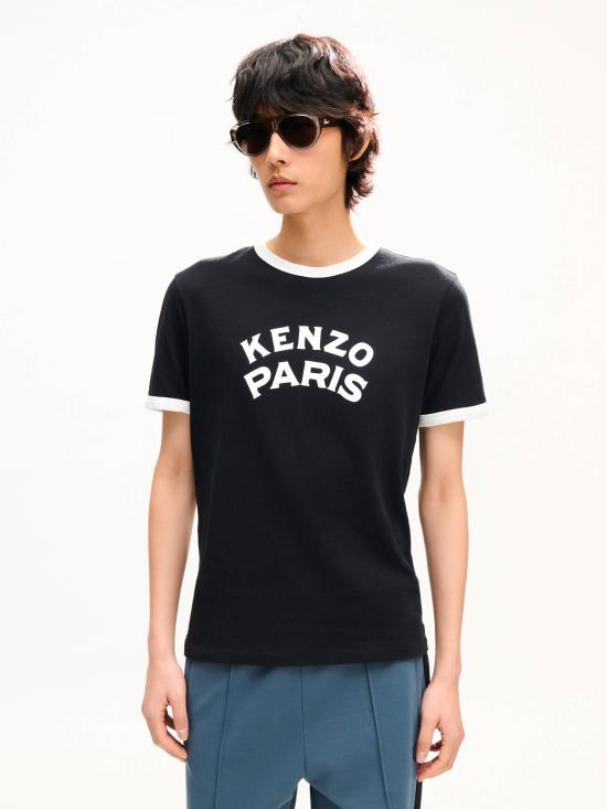 26FW 겐조 반팔 티셔츠 FG65TS1644SK 99J Nero - KENZO