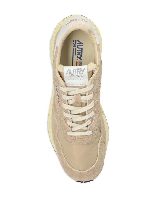 26FW 오트리 릴윈드 로우 나일론 스웨이드 스니커즈 WWLM NC08 Beige - AUTRY
