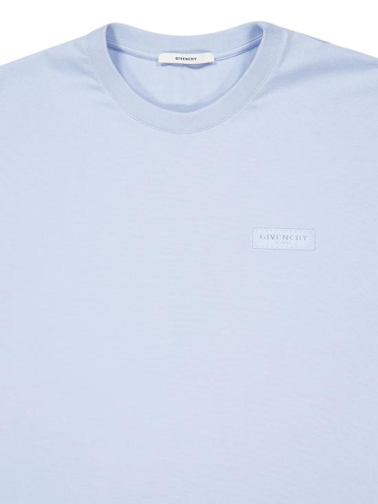 26FW 지방시 반팔 티셔츠 BM71NK3YSJ 452 Azzurro - GIVENCHY