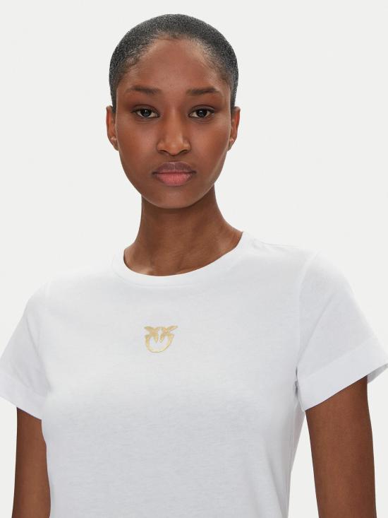 26SS 핑코 반팔 티셔츠 100355A2OD Z04 Bianco - PINKO