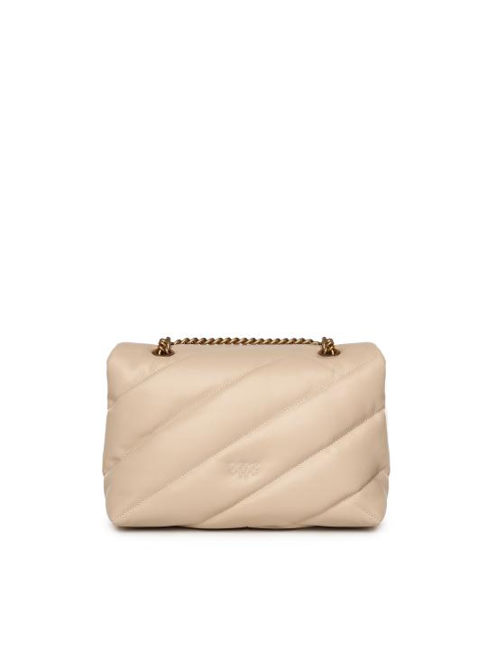 26FW 핑코 크로스백 100038 A0F2C50Q BEIGE GRIGIO FUMO ANTIQUE GOLD - PINKO