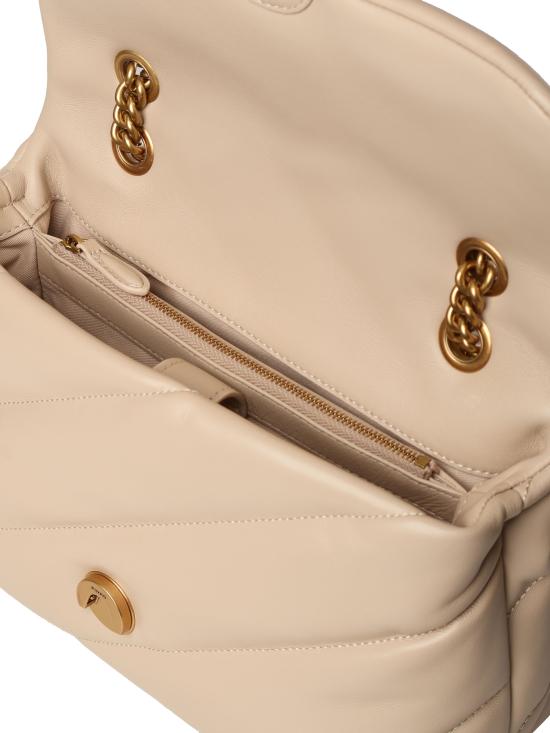 26FW 핑코 크로스백 100038 A0F2C50Q BEIGE GRIGIO FUMO ANTIQUE GOLD - PINKO
