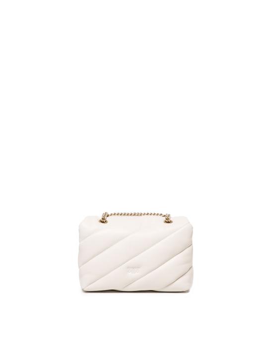 26FW 핑코 크로스백 100038 A0F2Z14Q BIANCO SETA ANTIQUE GOLD - PINKO