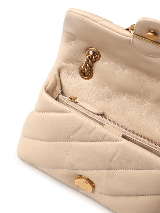 26FW 핑코 크로스백 100039 A0F2C50Q BEIGE GRIGIO FUMO ANTIQUE GOLD - PINKO